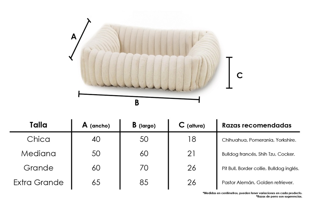 Medidas Cama Super Cozy