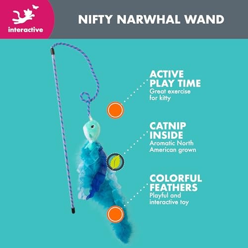 Quirky Kitty- QK Nifty Narwhal Wand