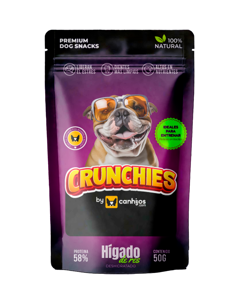 Crunchies - Premio Hígado de Res 50gr