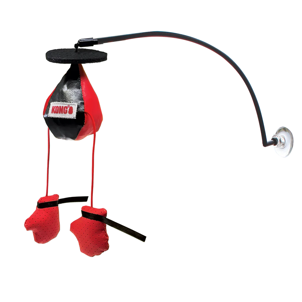 [CT57] Kong - Juego de boxeo con catnip y succión para vidrio 