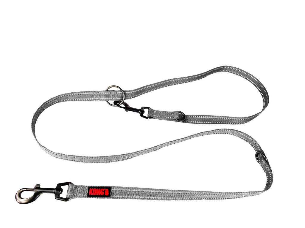 Correa ajustable de nylon gris