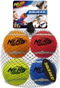 Paquete de 4 pelotas de tenis chirriante