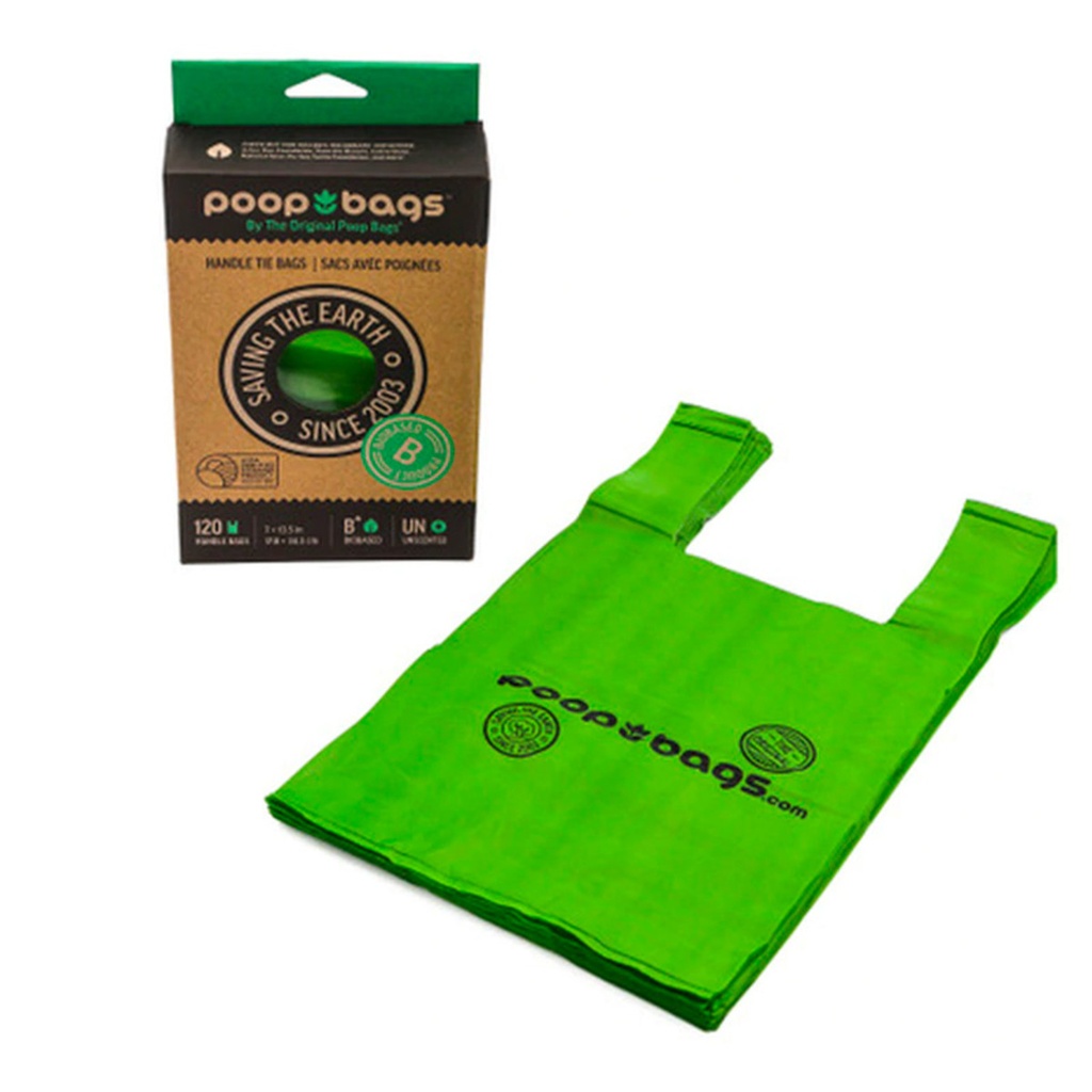 Poopbags - Bolsas biodegradables 120 bolsas
