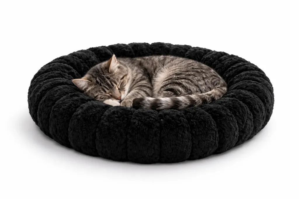 [C7432] Catto Cama Nube Gato Negra