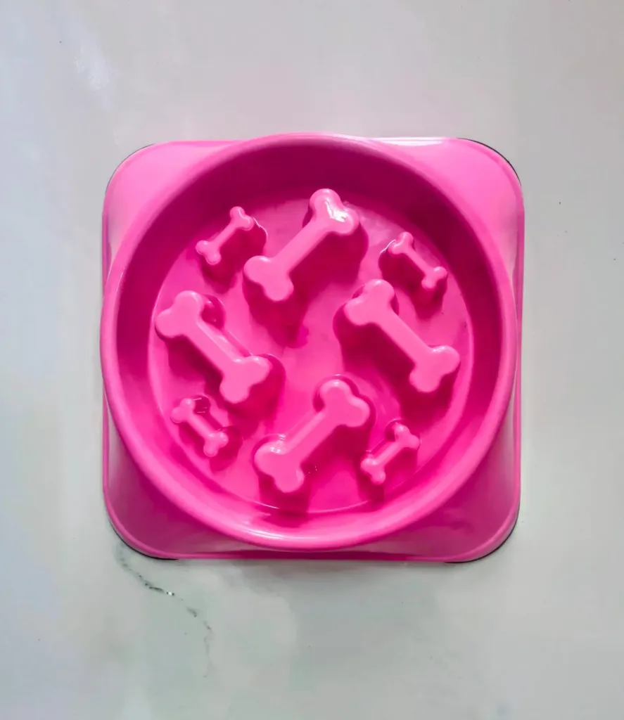 Plato de Alimentación Lenta (Rosa)