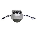 Quirky Kitty- QK Rolly Raccoon Catnip Bobbler