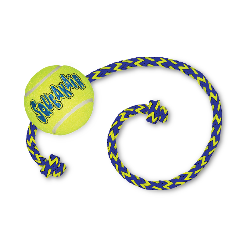 Kong - Pelota squeakair con cuerda