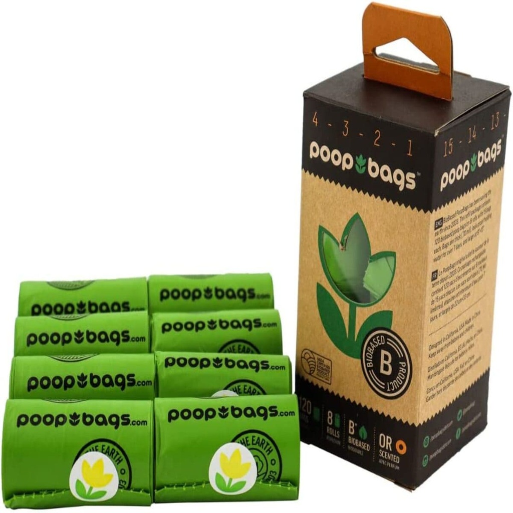 [CDR072] Poopbags - Bolsas biodegradables para desechos 8 rollos