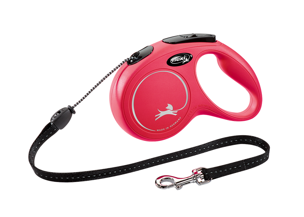 Flexi - Correa Clásica Retráctil Roja