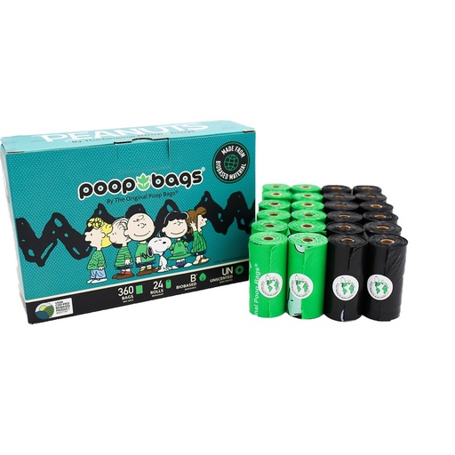 [BPN351] Bolsas Biodegradables Caja 360pzs Snoopy