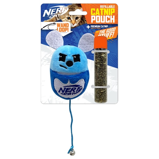 [NC4169] Nerf - Ratón con catnip y cascabel 