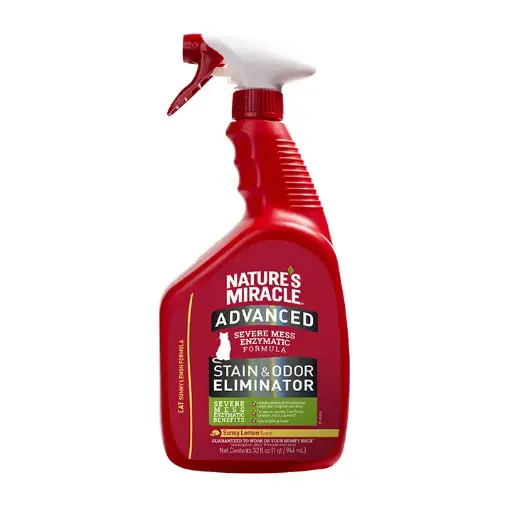 [P96993] Removedor de manchas y olores para gato aroma limón 946 ml.
