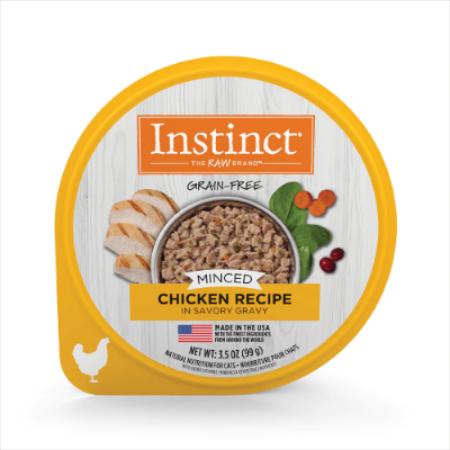 Minced Cup de Pollo Picado de 3.5 oz para gato 