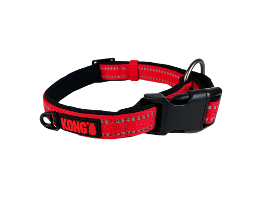 Kong - Collar Rojo Nylon